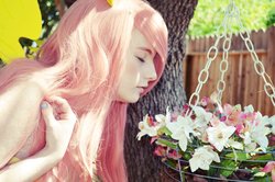 Size: 900x596 | Tagged: safe, artist:nomnatrix, fluttershy, human, g4, cosplay, irl, irl human, photo, solo