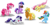 Size: 4850x2400 | Tagged: safe, artist:dcpip, applejack, fluttershy, pinkie pie, rainbow dash, rarity, twilight sparkle, earth pony, pegasus, pony, unicorn, g4, female, horn, mare, simple background, transparent background, unicorn twilight