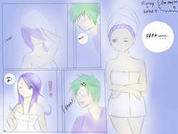 Size: 1600x1200 | Tagged: safe, artist:kopalix, rarity, spike, g4, female, humanized, male, ship:sparity, shipping, straight