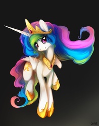 Size: 1650x2100 | Tagged: safe, artist:cenit-v, princess celestia, alicorn, pony, g4, female, solo