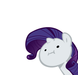 Size: 900x861 | Tagged: safe, artist:haloreplicas, rarity, pony, g4, simple background, solo, transparent background, vector, wut face