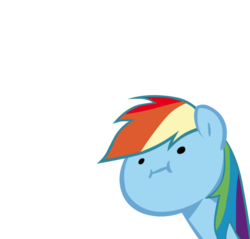 Size: 900x861 | Tagged: safe, artist:haloreplicas, rainbow dash, g4, simple background, transparent background, vector, wut face