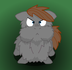 Size: 982x951 | Tagged: safe, artist:fluffsplosion, fluffy pony, cheek puffing, fluffy pony original art