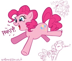 Size: 835x713 | Tagged: safe, artist:dishface, pinkie pie, earth pony, pony, g4, female, solo