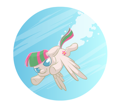 Size: 715x642 | Tagged: safe, artist:naroclie, blossomforth, pony, g4, female, solo, underwater