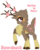 Size: 600x741 | Tagged: safe, artist:suikasen, sawsbuck, pokémon, ponified, simple background, solo, transparent background