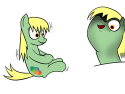 Size: 2362x1772 | Tagged: safe, artist:sawsta, oc, oc only, oc:colorbutt, earth pony, pony, female, lip bite, mare, solo