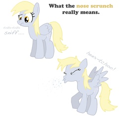 Size: 1024x953 | Tagged: safe, artist:masterxtreme, derpy hooves, pegasus, pony, g4, female, mare, scrunchy face, sneezing