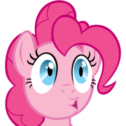 Size: 2500x2500 | Tagged: safe, artist:atomicgreymon, pinkie pie, g4, high res, simple background, transparent background, vector