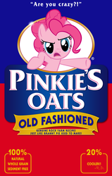 Size: 2100x3300 | Tagged: safe, artist:atomicgreymon, pinkie pie, g4, high res, oatmeal, oatmeal are you crazy, quaker