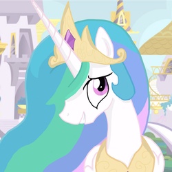 Size: 1200x1200 | Tagged: safe, artist:seiki5x, princess celestia, alicorn, pony, g4, female, solo