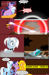 Size: 792x1224 | Tagged: safe, artist:dekomaru, trixie, twilight sparkle, oc, oc:hazel lulamoon, oc:iniduoh, oc:nebula, pony, unicorn, comic:the greatest gift, g4, comic, female, male, mare, pregnant, stallion, what happens in haygas