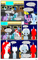 Size: 792x1224 | Tagged: safe, artist:dekomaru, trixie, twilight sparkle, oc, oc:hazel lulamoon, oc:iniduoh, oc:venus, comic:the greatest gift, g4, comic, what happens in haygas