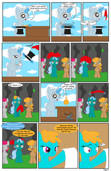 Size: 792x1224 | Tagged: safe, artist:dekomaru, oc, oc only, oc:hazel lulamoon, oc:iniduoh, comic:the greatest gift, lulamoon sonata, comic