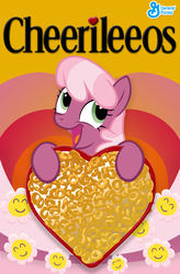 Size: 1000x1520 | Tagged: safe, artist:moongazeponies, cheerilee, earth pony, pony, g4, cereal, cheerios, female, mare, name pun, pun, sbubby, solo, visual pun