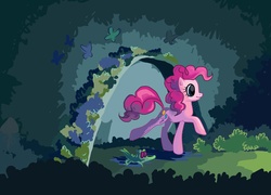 Size: 6307x4535 | Tagged: dead source, safe, artist:my-magic-dream, gummy, pinkie pie, g4, absurd resolution