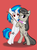 Size: 704x960 | Tagged: safe, artist:likethewind9, dj pon-3, octavia melody, vinyl scratch, g4, female, lesbian, ship:scratchtavia, shipping