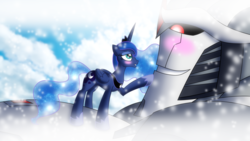 Size: 1024x576 | Tagged: safe, princess luna, g4, crack shipping, crossover, crossover shipping, female, lunascream, male, shipping, starscream, straight, tabitha st. germain, transformers, voice actor joke