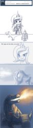 Size: 750x2886 | Tagged: safe, princess luna, g4, grimlock, preguntale a luna, spanish, transformers, tumblr