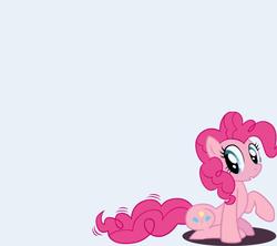 Size: 929x826 | Tagged: safe, artist:bronybiscuitbites, pinkie pie, earth pony, pony, feeling pinkie keen, g4, season 1, blue eyes, female, light gray background, mare, pink body, pink coat, pink fur, pink hair, pink mane, pink pony, pink tail, poofy hair, poofy mane, poofy tail, simple background, solo, tail, template, twitch, twitchy tail, vector