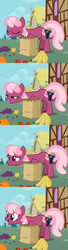 Size: 572x2096 | Tagged: safe, edit, edited screencap, screencap, cheerilee, g4, cargo ship, crack shipping, food, invisible stallion, oh yeah, out of context