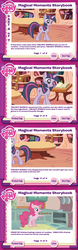 Size: 625x1991 | Tagged: safe, pinkie pie, twilight sparkle, earth pony, unicorn, g4, cookie, drugs, food, hilarity ensues, magical moments storybook, unicorn twilight, withdrawal