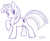 Size: 1303x1081 | Tagged: safe, artist:ambris, twilight sparkle, pony, unicorn, g4, female, mare, monochrome, simple background, smiling, solo