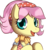 Size: 651x714 | Tagged: safe, artist:solar-slash, fluttershy, pony, g4, alternate hairstyle, female, mare, simple background, solo, transparent background