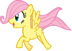 Size: 3741x2637 | Tagged: safe, artist:chromadancer, fluttershy, pegasus, pony, g4, female, filly, filly fluttershy, foal, high res, simple background, solo, transparent background, younger