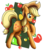 Size: 800x900 | Tagged: safe, artist:siempre-cayendo, applejack, earth pony, pony, g4, apple, female, food, solo