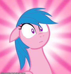 Size: 1000x1045 | Tagged: safe, artist:zantyarz, firefly, rainbow dash, pegasus, pony, g1, g4, abstract background, female, g1 to g4, generation leap, mare, rainbow mom, reaction image, simple background, solo, sunburst background, surprise face
