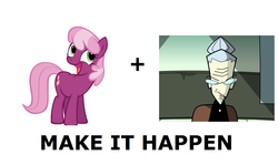 Size: 1337x796 | Tagged: safe, cheerilee, g4, exploitable meme, invader zim, make it happen, meta, ms. bitters