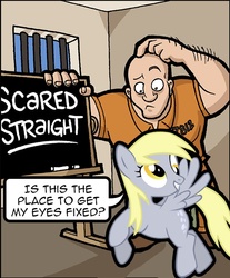 Size: 640x774 | Tagged: safe, derpy hooves, human, g4, comic, prison