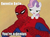 Size: 801x600 | Tagged: safe, sweetie belle, g4, 60s spider-man, image macro, male, meme, needs more jpeg, spider-man