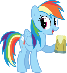 Size: 2829x3065 | Tagged: safe, artist:mysteriouskaos, rainbow dash, g4, cider, high res, simple background, transparent background, vector
