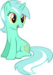 Size: 2060x2876 | Tagged: safe, artist:kna, lyra heartstrings, pony, unicorn, g4, female, high res, mare, simple background, sitting, solo, transparent background, vector