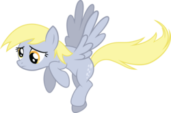 Size: 4980x3291 | Tagged: dead source, safe, artist:quanno3, derpy hooves, pegasus, pony, g4, female, flying, mare, simple background, solo, transparent background