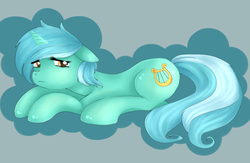 Size: 1280x832 | Tagged: dead source, safe, artist:girlygirlsketches, lyra heartstrings, pony, g4, crying, female, sad, solo