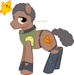 Size: 674x684 | Tagged: safe, artist:kitchiki, final fantasy, ponified, simple background, solo, transparent background