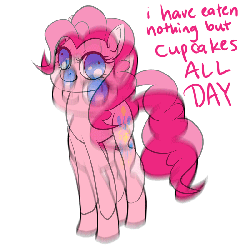 Size: 800x800 | Tagged: safe, artist:thiefofcookies, pinkie pie, earth pony, pony, g4, animated, female, i have done nothing productive all day, solo