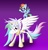 Size: 925x966 | Tagged: safe, artist:cgeta, princess celestia, rainbow dash, g4, alternate hairstyle