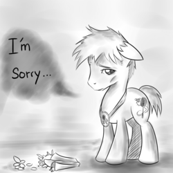 Size: 1000x1000 | Tagged: safe, artist:celine-artnsfw, bouquet, lee chong wei, olympics, ponified, sad