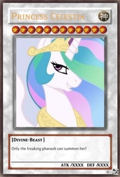 Size: 333x493 | Tagged: safe, princess celestia, g4, card, yu-gi-oh!