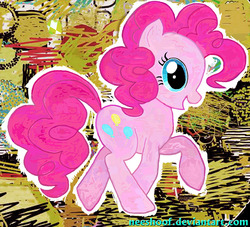 Size: 1100x1000 | Tagged: safe, artist:neeshoof, pinkie pie, earth pony, pony, g4, female, solo