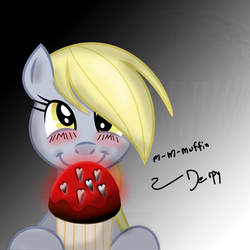 Size: 1000x1001 | Tagged: safe, artist:kernelcobb, derpy hooves, pegasus, pony, g4, female, mare, solo