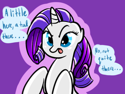 Size: 640x480 | Tagged: safe, artist:ruby-sunrise, rarity, pony, ask gamer rarity, g4, ask, rarigamer, solo