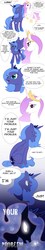 Size: 2100x11700 | Tagged: safe, artist:tprinces, nightmare moon, princess celestia, princess luna, g4, adventure time, comic, male