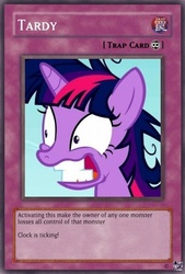 Size: 333x493 | Tagged: safe, twilight sparkle, g4, card, trap card, yu-gi-oh!