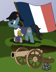 Size: 937x1200 | Tagged: safe, artist:steamguru, pony, napoleon bonaparte, ponified, solo