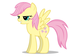 Size: 550x400 | Tagged: safe, fluttershy, rainbow dash, pegasus, pony, g4, blind bag, female, impostor, mare, photo, recolor, simple background, solo, transparent background
